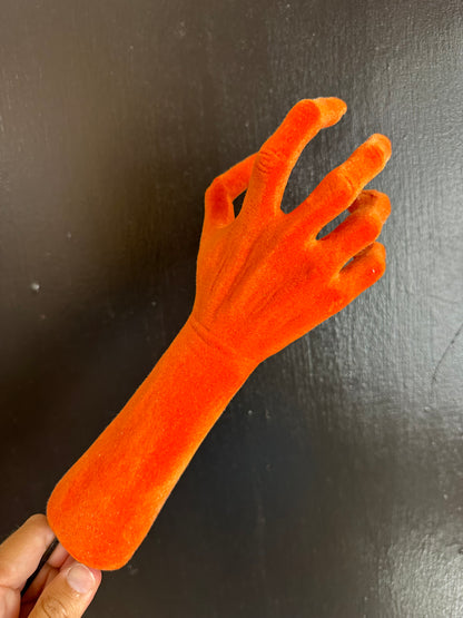 13.39 Inch Flocked Ghost Hands Three Different Colors