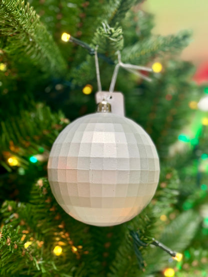 4 Inch Disco Ball Ornament Two Styles