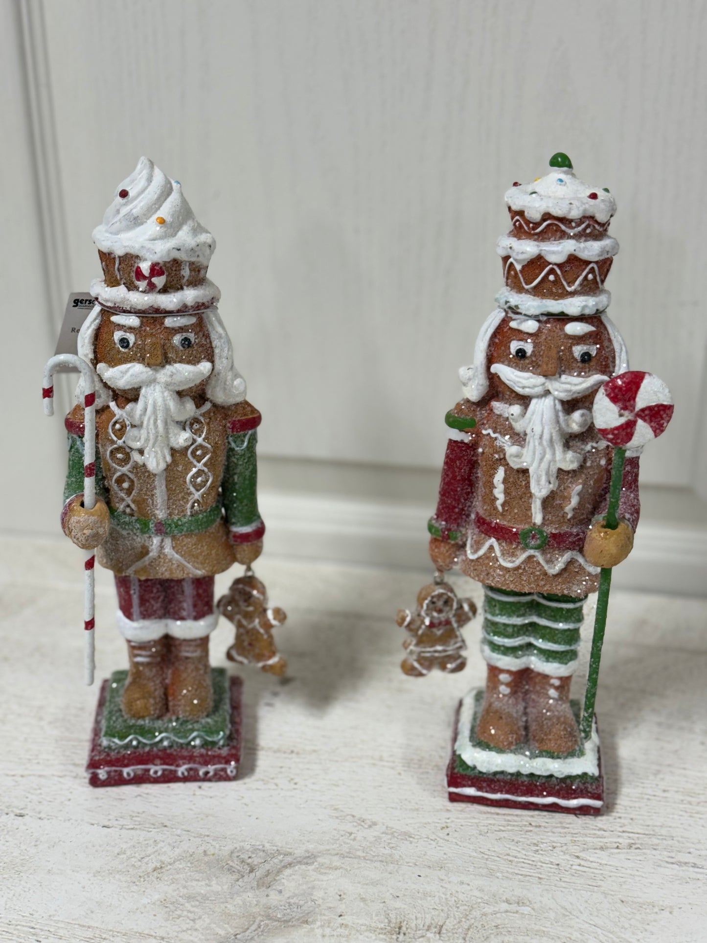 10 Inch Candy Gingerbread Resin Nutcracker Two Styles