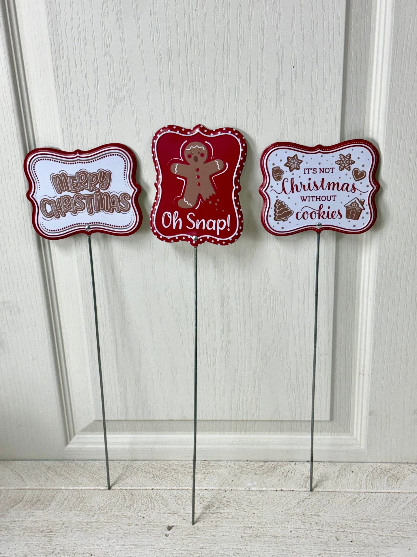 16 Inch Gingerbread Sign Pick