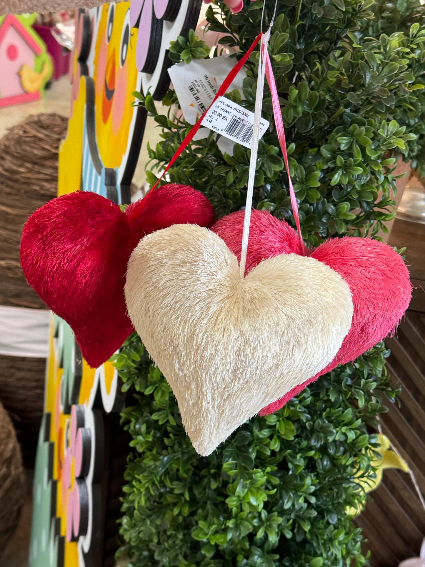 6.5 Inch Bundle Of Hanging Hearts