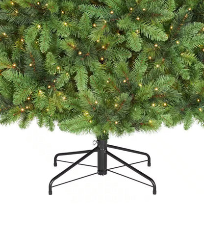 Home Accents Holiday 7.5 Foot Oxford Pine LED Pre-Lit Artificial Christmas Tree Open Box