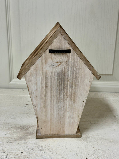 9 Inch Wood Birdhouse