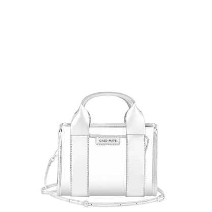 Case Mate Jelly Stadium Bag Silver Chrome And Clear