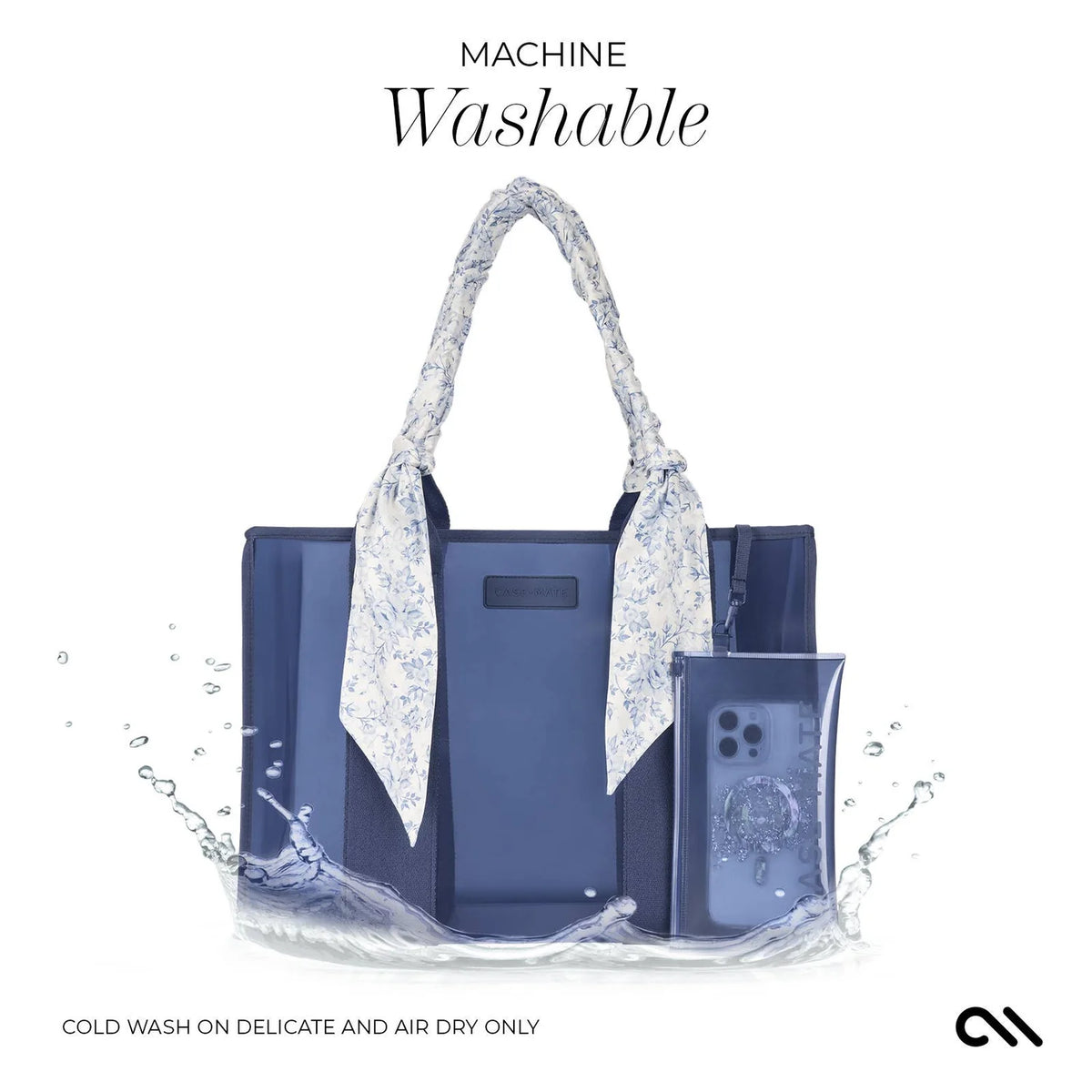 Case Mate Jelly Tote With Phone Pouch Something Navy Twilly Scarf