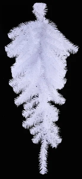 30 Inch White Teardrop
