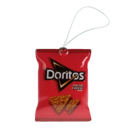 Red Doritos Plastic Ornament