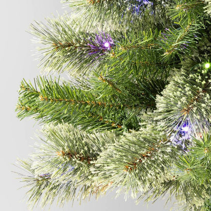 6.5 Foot Wondershop Slim Virginia Pine LED Pre-Lit Tree *OPEN BOX*