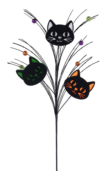 23 Inch Glitter Felt Cat Spray