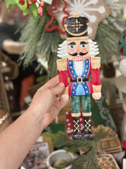 12 Inch Traditional Metal Nutcracker Sign