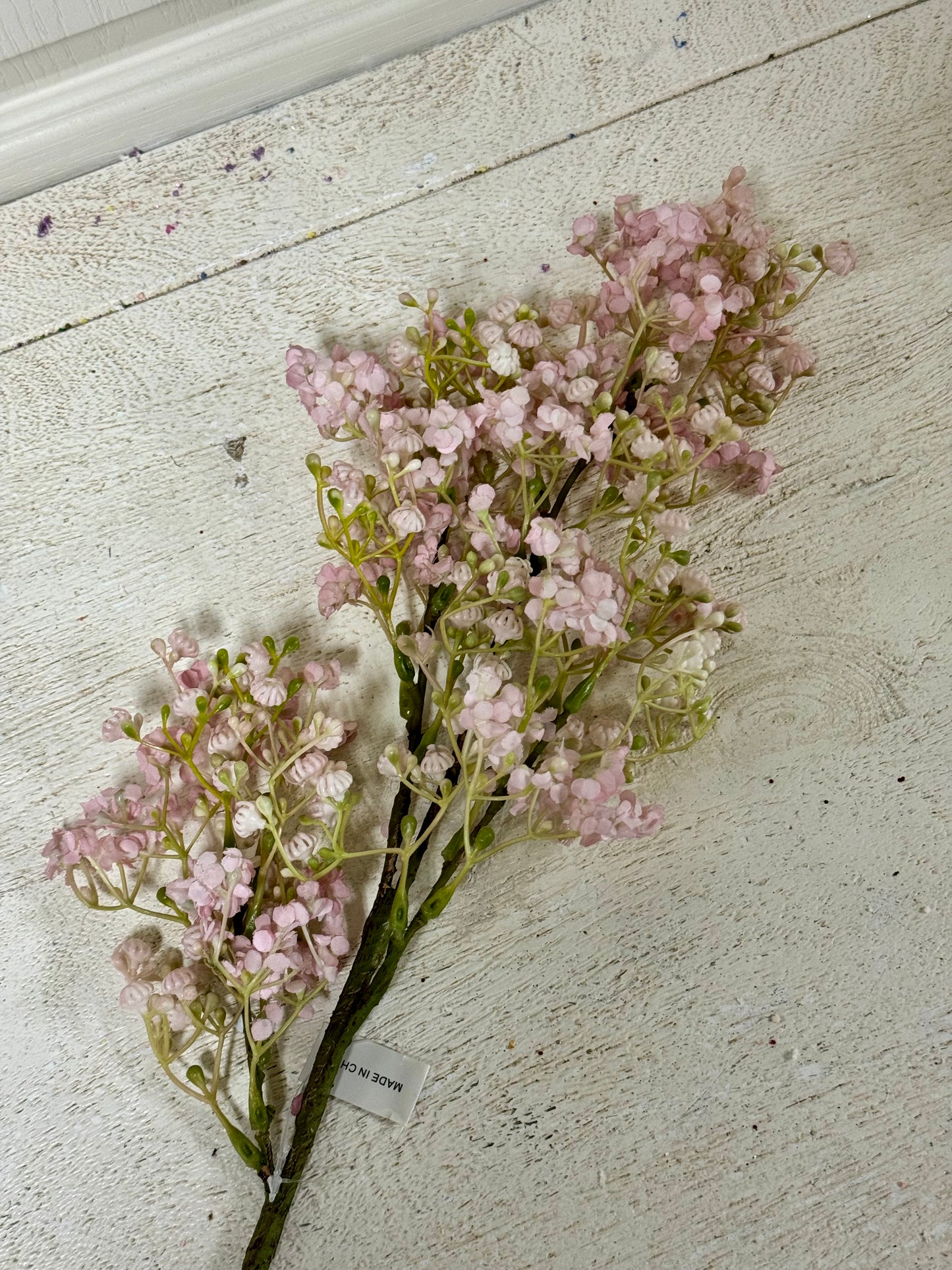 24 Inch Pink Baby's Breath Spray