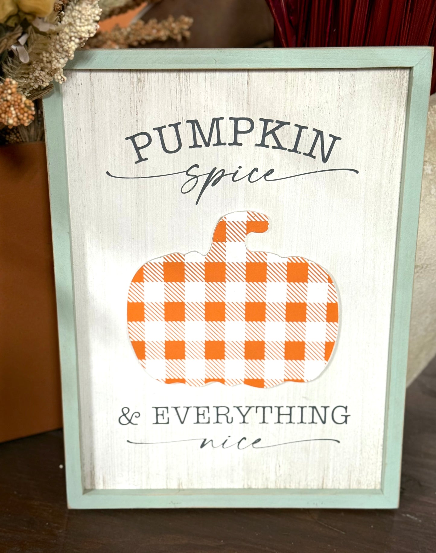 Wooden Fall Accent Sign 2 Styles