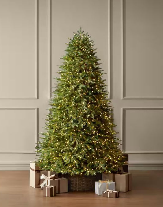 Home Decorators Collection 7.5 Foot Grand Duchess Twinkling Balsam Fir LED Pre-Lit Artificial Christmas Tree Open Box