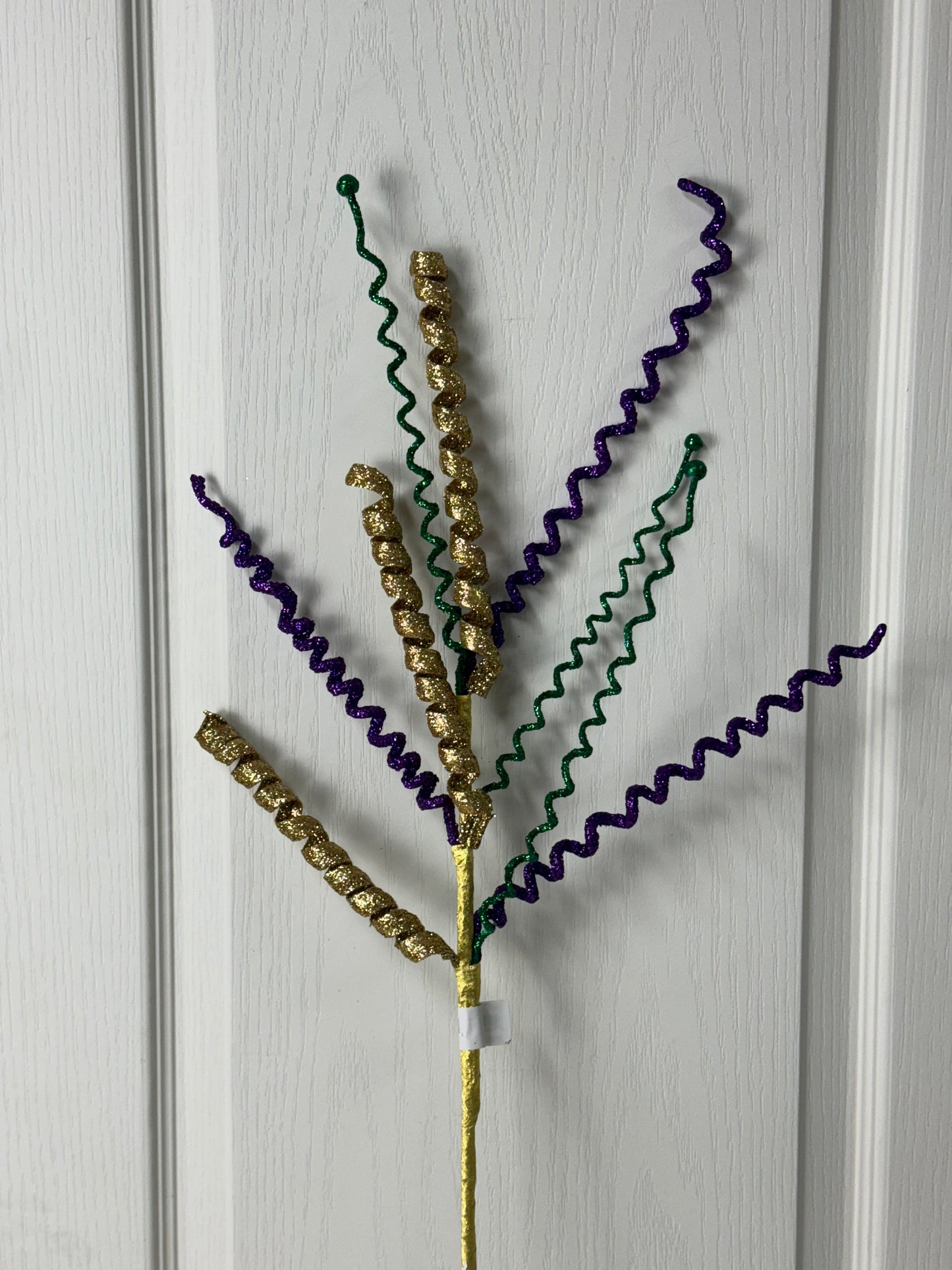 33.5 Inch Mardi Gras Swirled Tube Spray