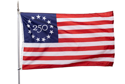 3 Foot By 5 Foot Betsy Ross Style America's 250th Anniversary Flag