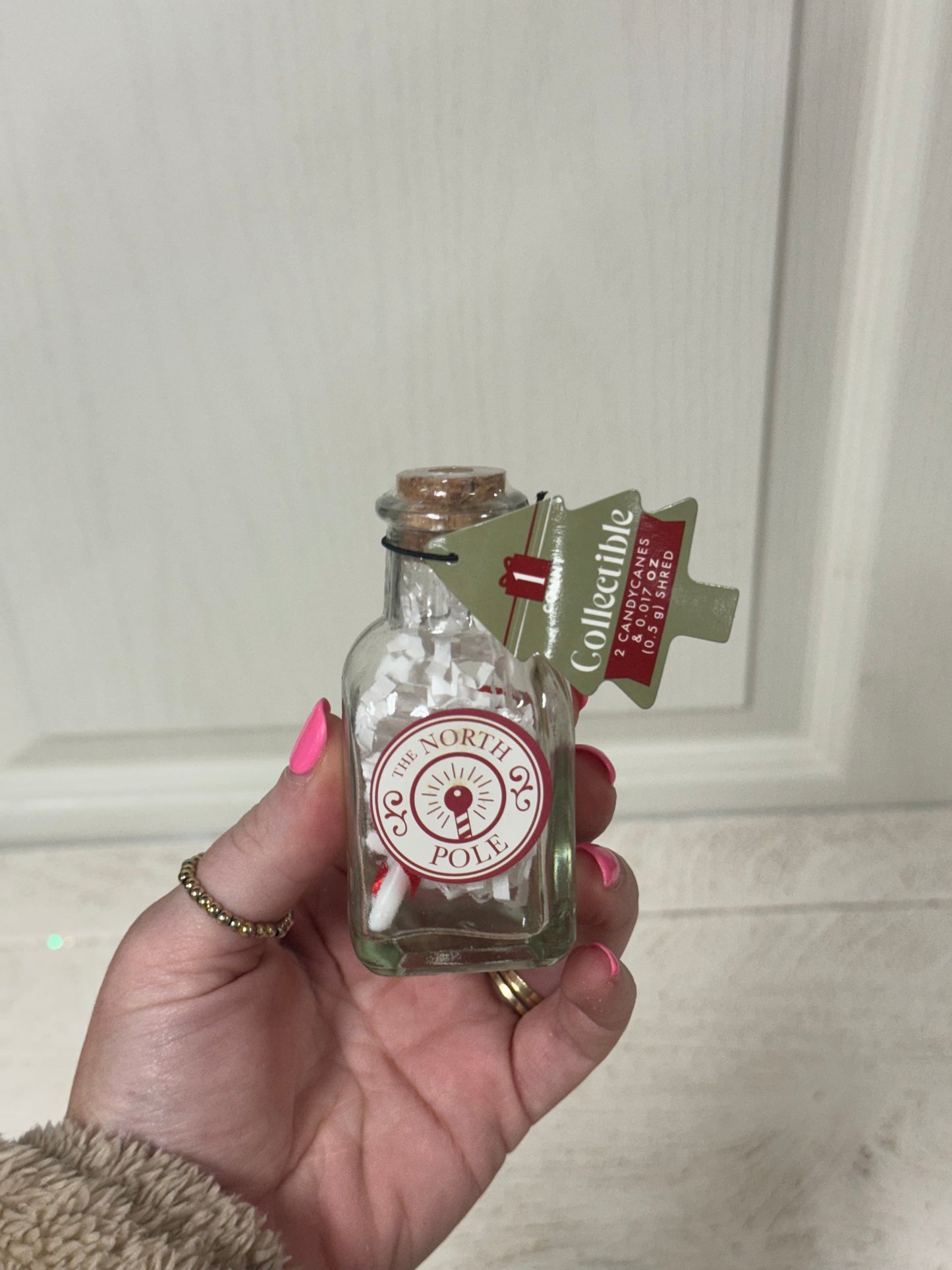 The North Pole Glass Collectible Jar