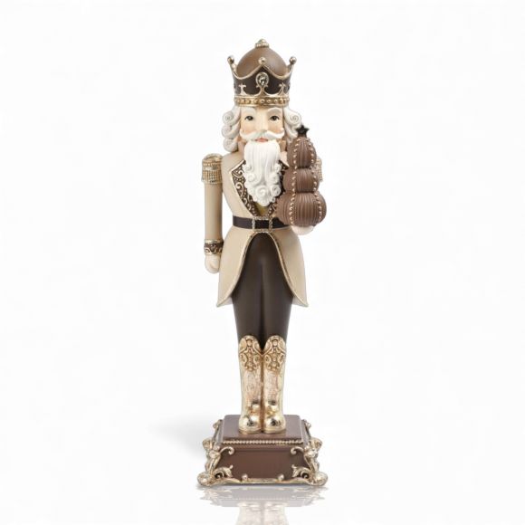15 Inch Le Chocolate Nutcracker With Dessert
