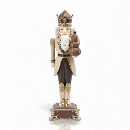 15 Inch Le Chocolate Nutcracker With Dessert