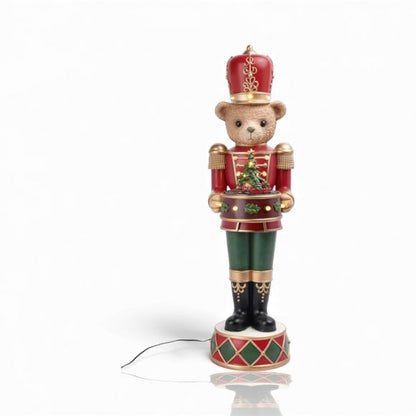 30 Inch LED Bear Nutcracker