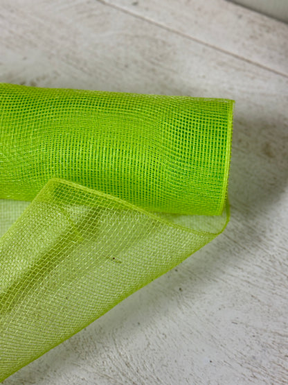 10 Inch By 10 Yard Apple Green Mesh