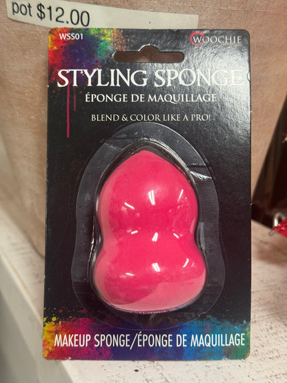 Pink Makeup Styling Sponge