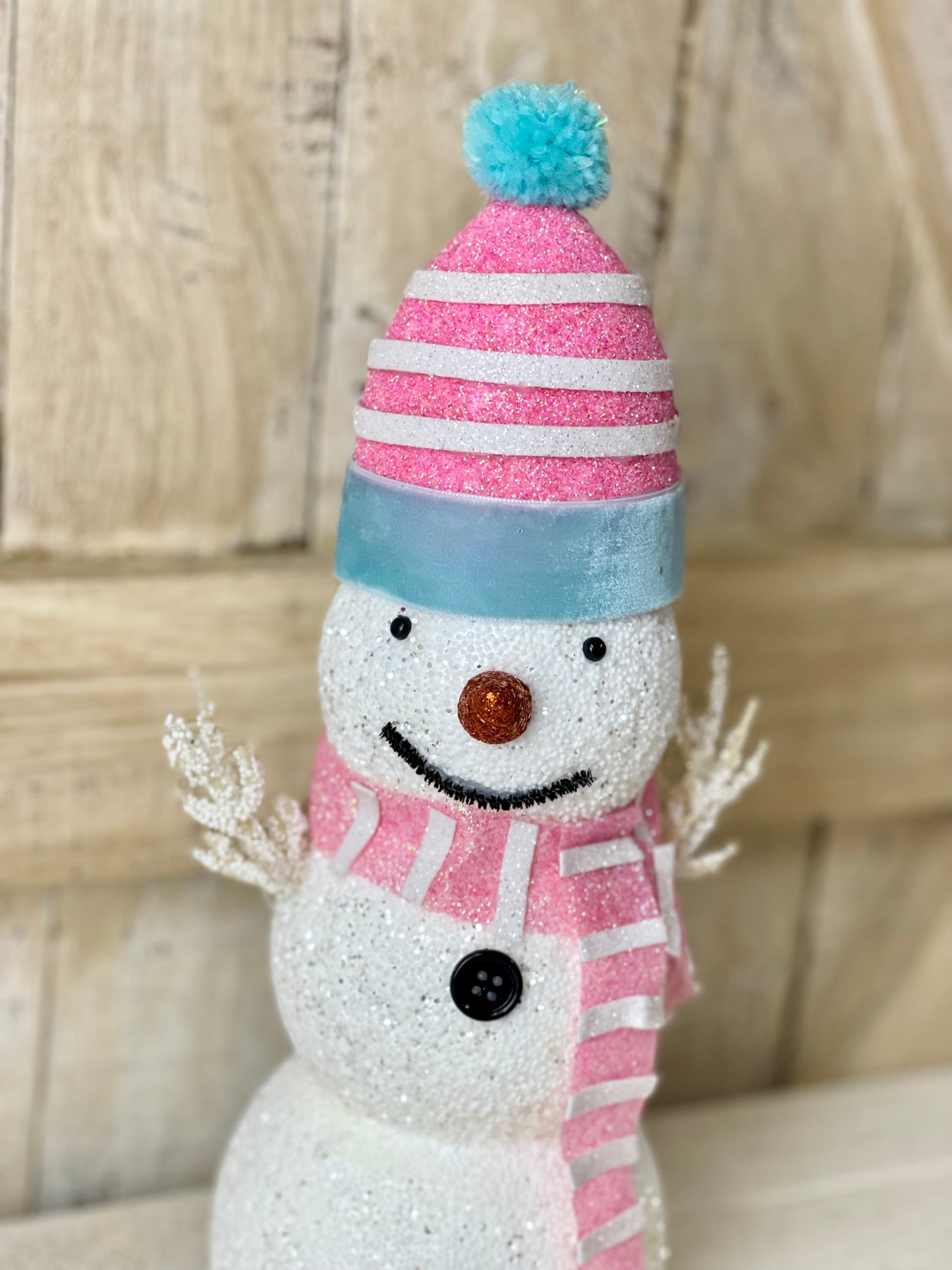 Pastel Standing Snowman