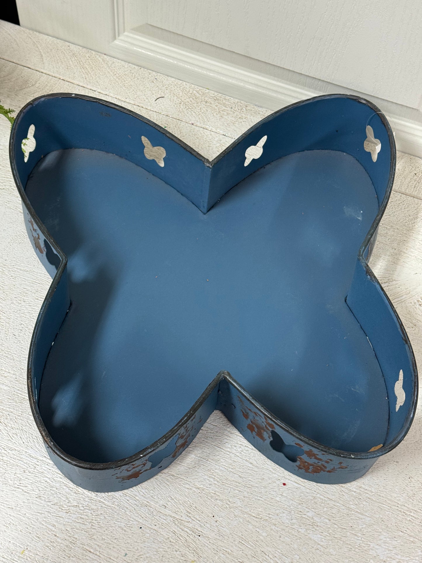 Large Blue Butterfly Tray