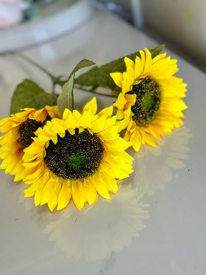 Sunset Meadows Yellow Sunflower Spray