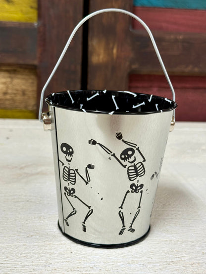 Dancing Skeletons Mini Tin Pail