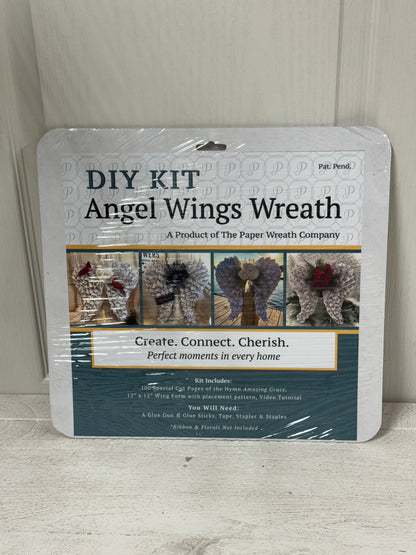 12 Inch By 12 Inch Paper Angel Wings