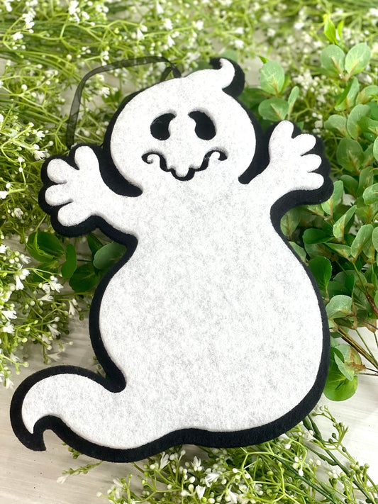 White And Black Foam Ghost