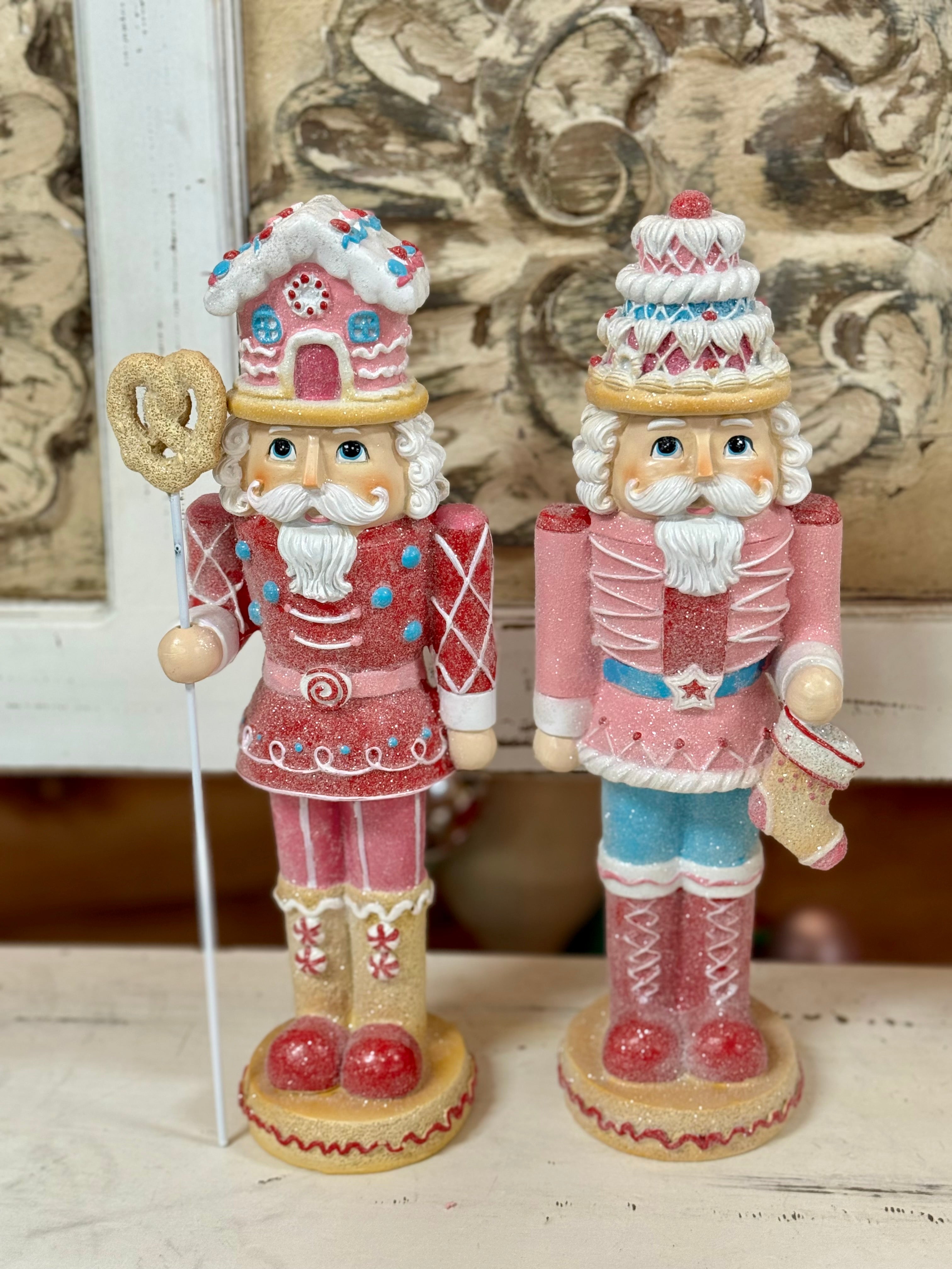 Beautiful Pastel Nutcrackers store Set of 2