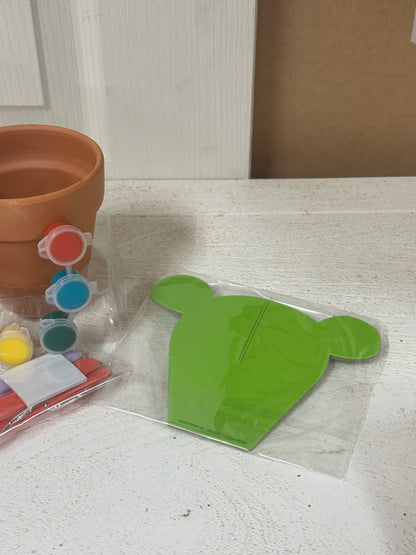 Paint Your Own Cactus Plant Kit