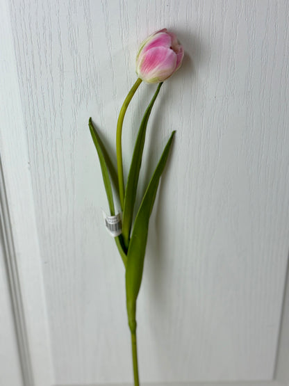 21 Inch Pink Tulip Spray