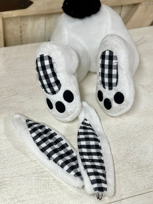White And Black Bunny Decor Kit- 3 Piece