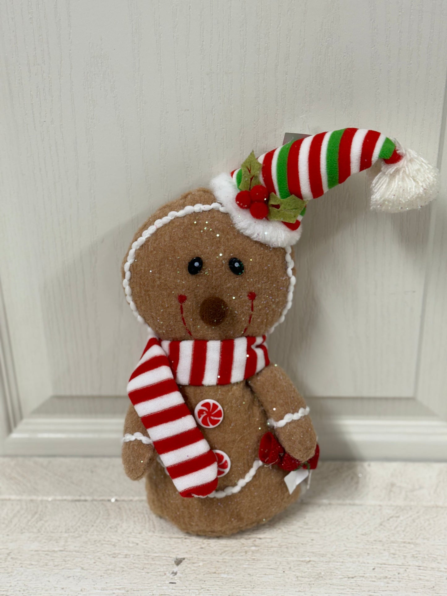 10 Inch Plush Holiday Gingerbread Man Two Styles