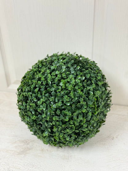 11 Inch Artificial Boxwood Topiary Ball