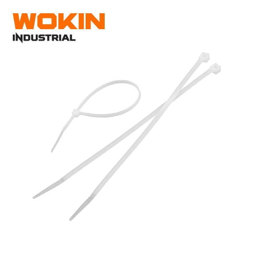 Wokin 100 Piece White Nylon Cable Ties 4.8x300MM