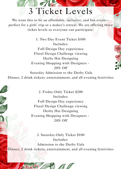 Derby Gala Event Ticket