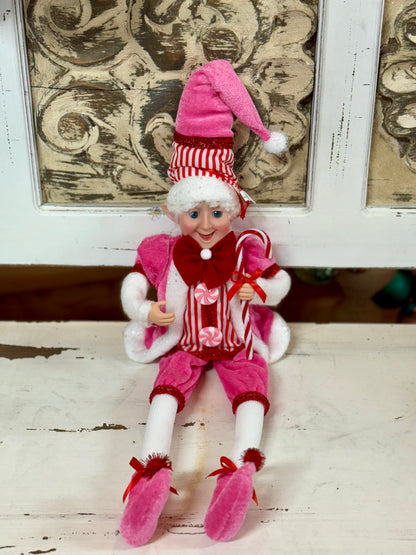 18 Inch Fabric Sweets Pixie Elf Ornament Two Styles