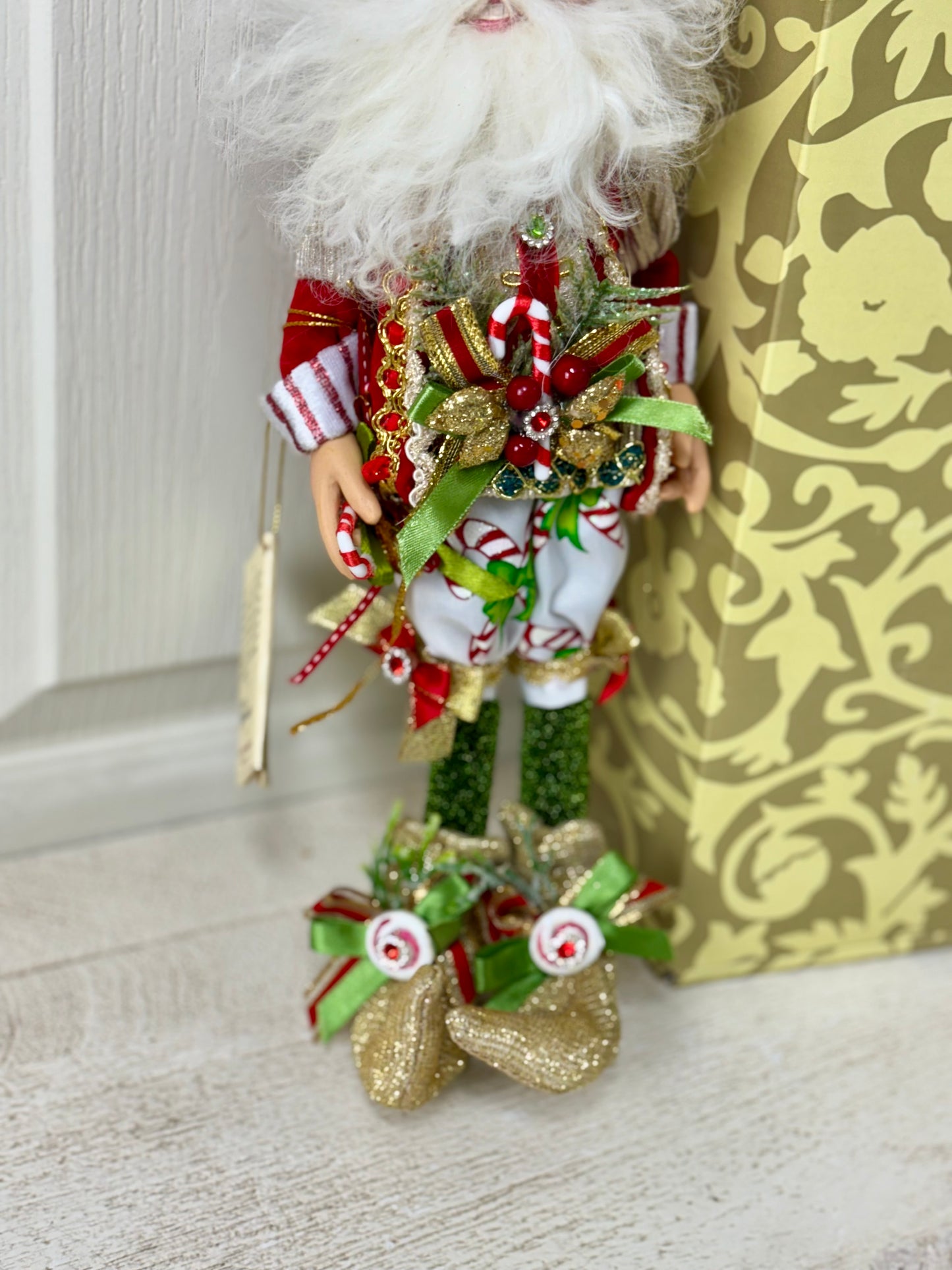 Mark Roberts 14 Inch Northpole Candy Cane Elf