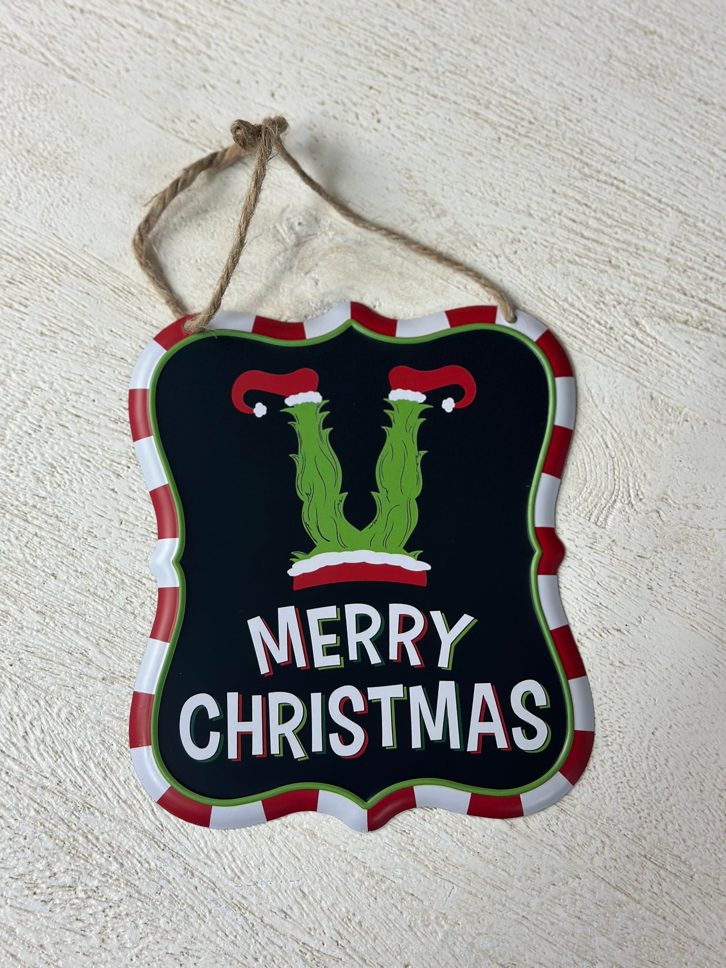 Monster Assorted Tin Christmas Sign