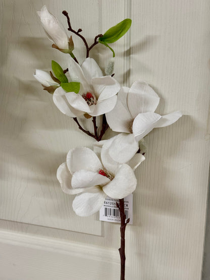 24 Inch Cream Magnolia Spray