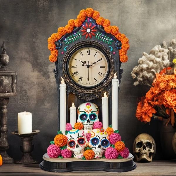 Day Of The Dead Clock