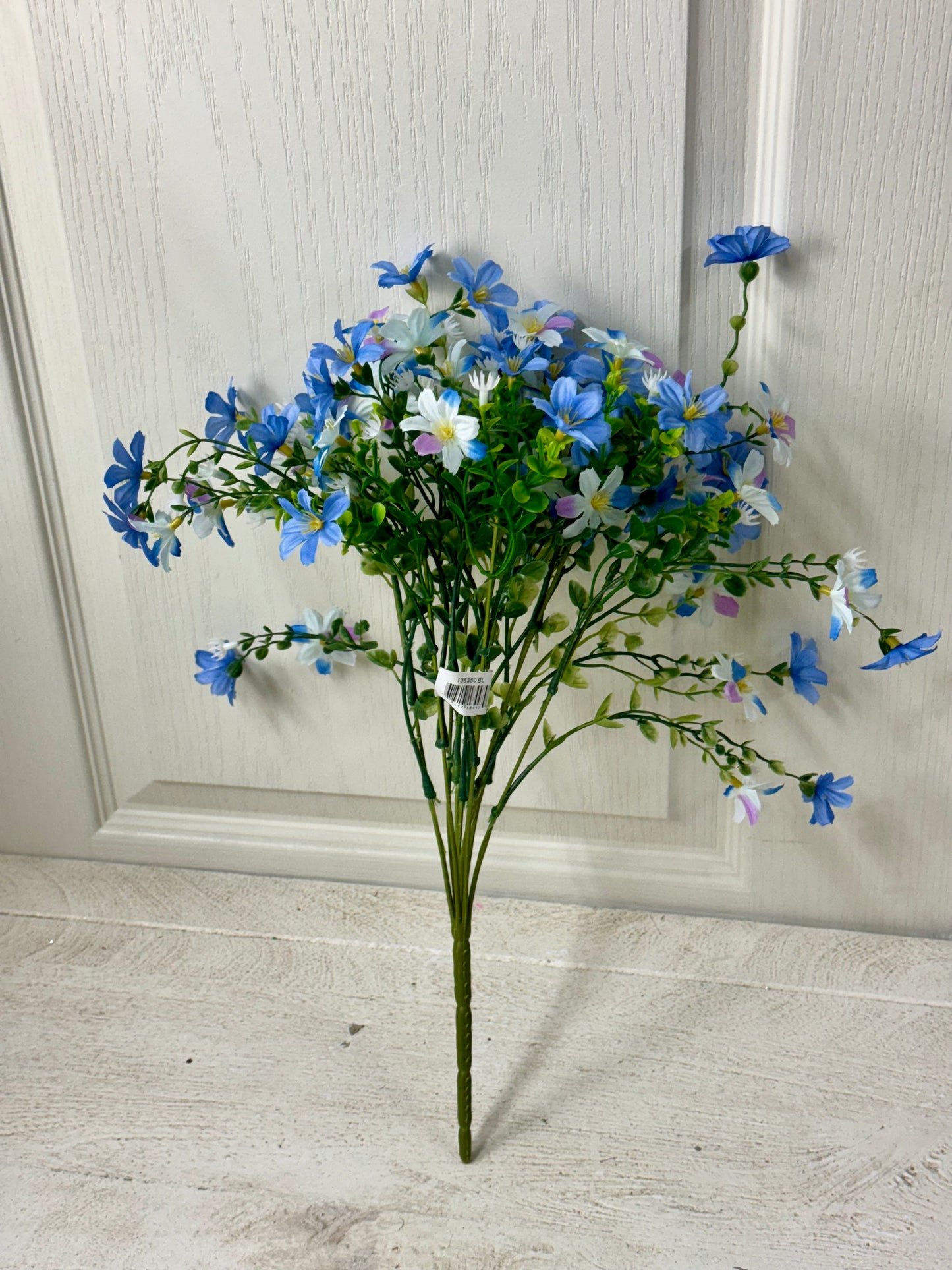18 Inch Blue Purple White Mini Cosmos Bush