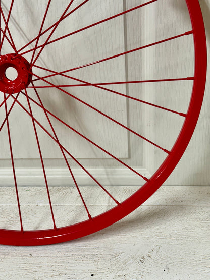 20 Inch Red Decorative Bicycle Rim