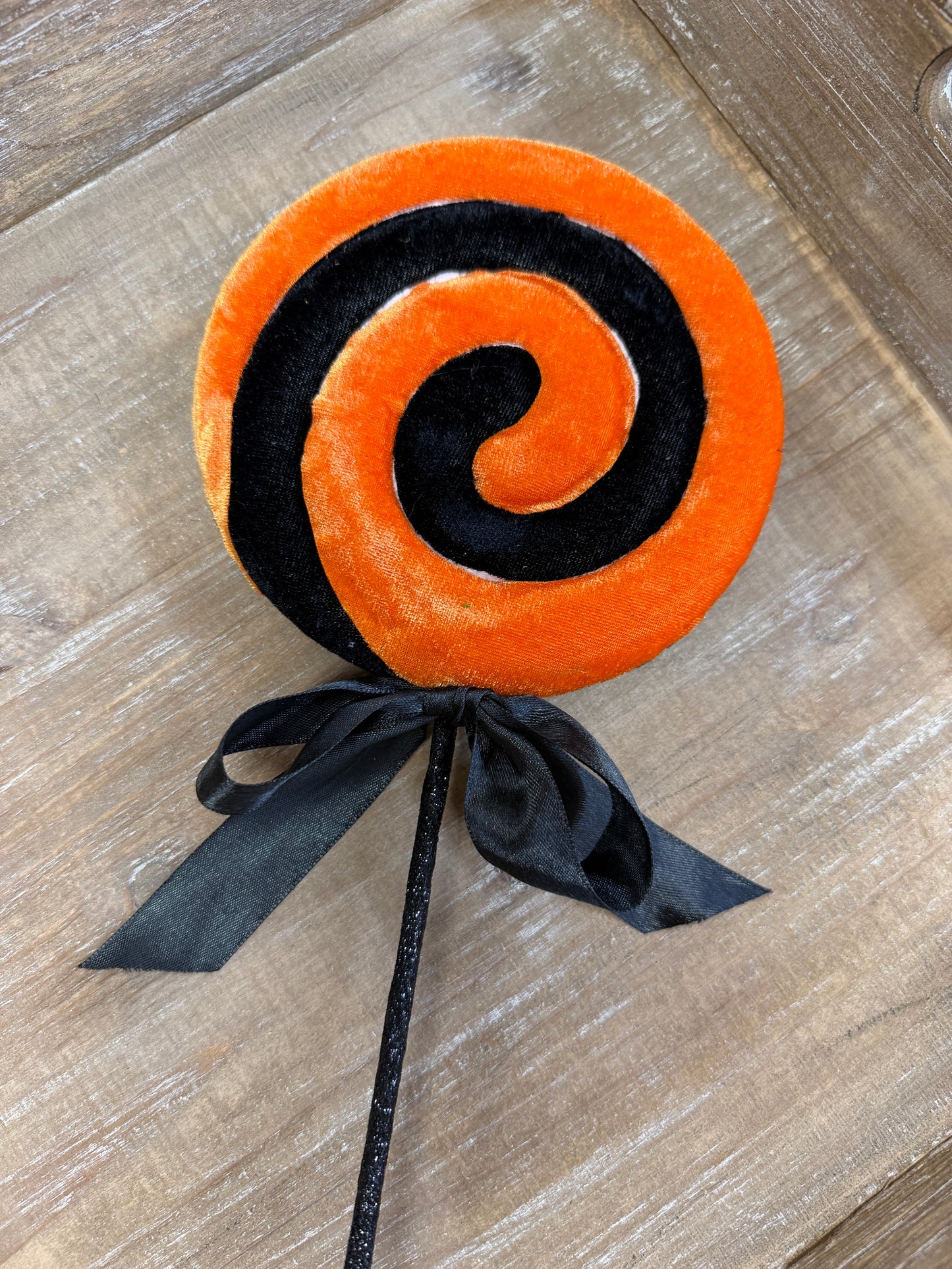 20 Inch Velvet Stripe Halloween Lollipop Two Styles