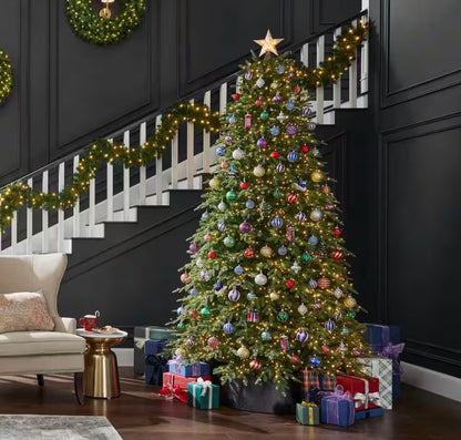 Home Decorators Collection 9 ft. Pre-Lit LED Grand Duchess Twinkling Balsam Fir Artificial Christmas Tree Open Box