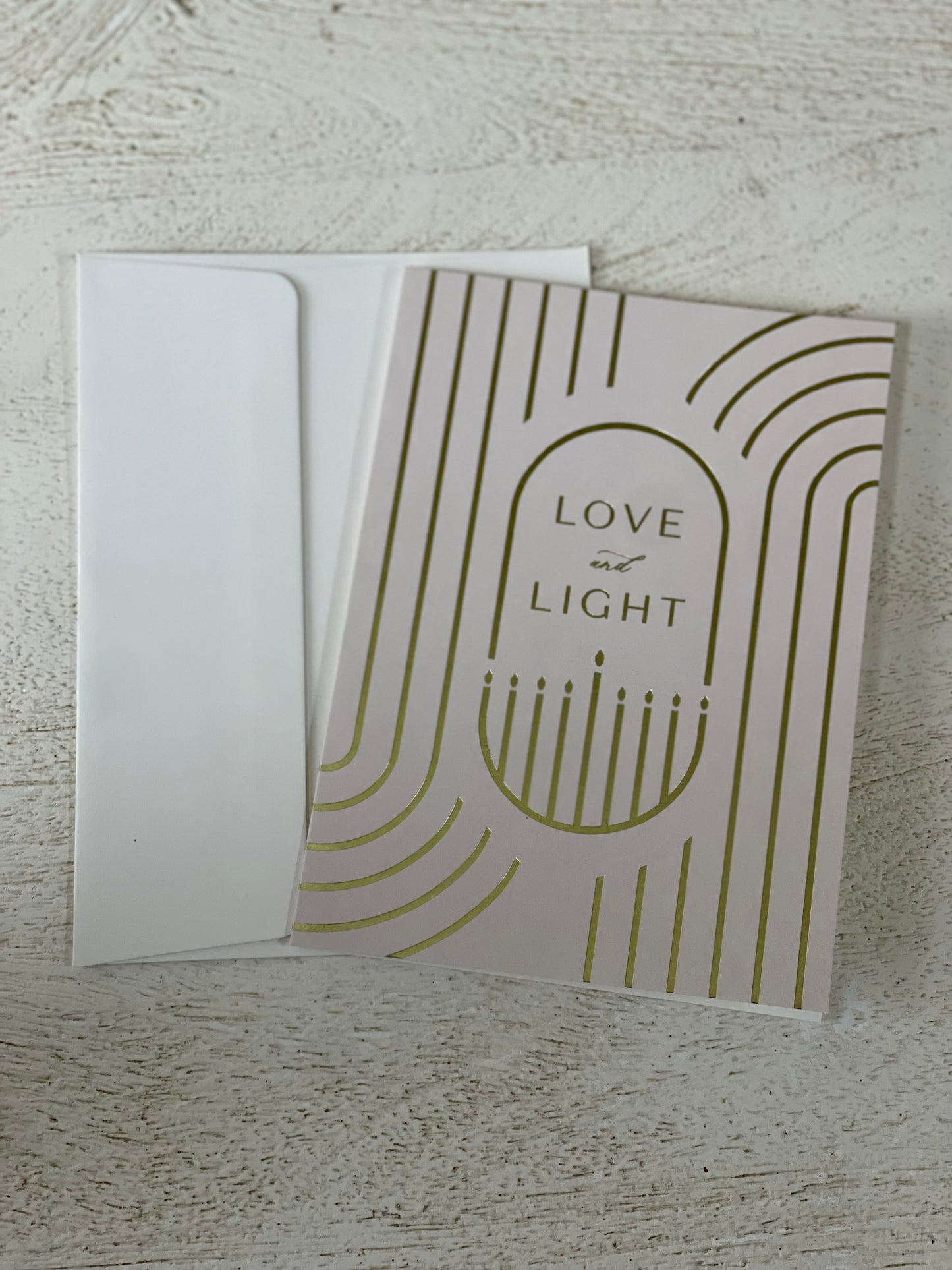 Minted Love And Light Card-Arches