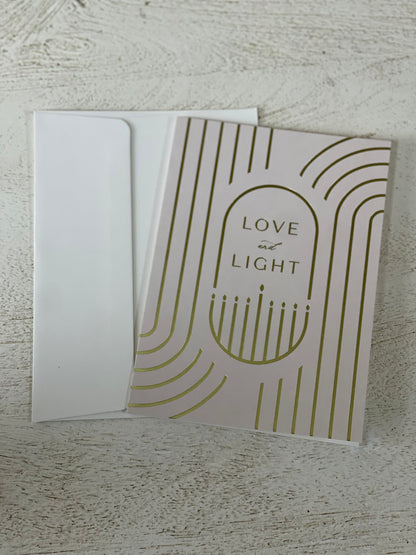Minted Love And Light Card-Arches